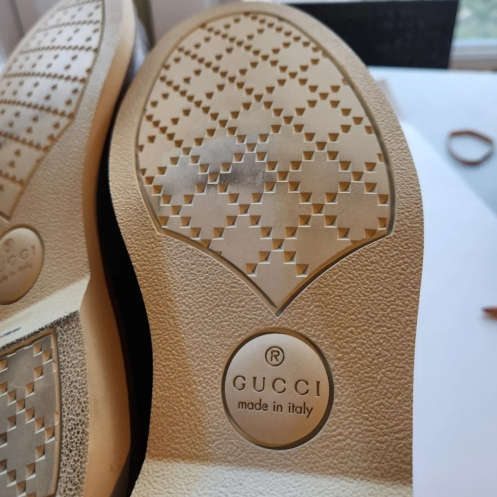 Gucci Delta Boat Loafer In Cocoa size 7 BNWOB missing lace